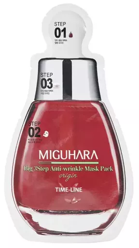 Miguhara Big 3 Step Anti-Wrinkle Mask Pack Origin 2 Units