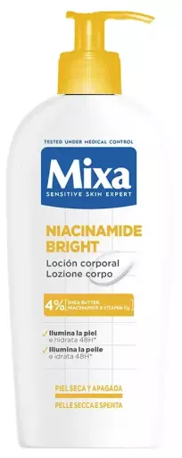 Mixa Niacinamide Bright Body Lotion for Dry and Dull Skin 250 ml