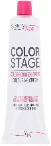 Sesiom World Color Stage Cream Hair Color 7.21-Iridescent Ash Blonde 100 ml