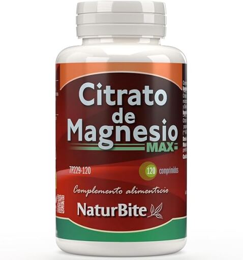Naturbite Magnesium Citrate Max 120 Tablets