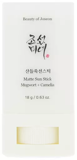 Matte Sun Stick Mugwort + Camellia Sunscreen SPF 50 +18 gr