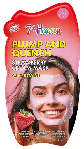 7th Heaven Plump and Quench Strawberry Cream Face Mask 15g