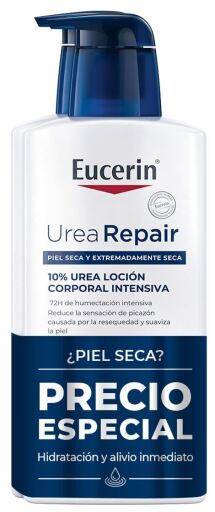Eucerin UreaRepair Loci&oacute;n Hidratante Intensiva 10% Urea 2 x 400 ml