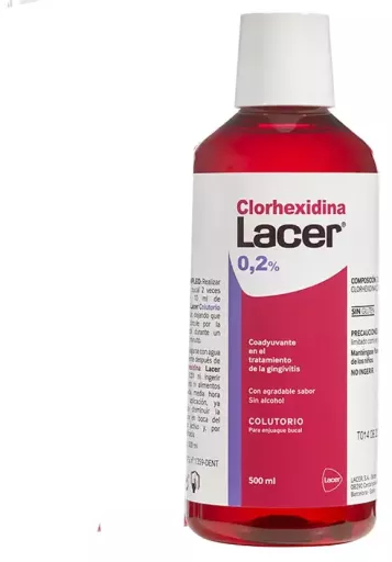 Lacer Chlorhexidine Mouthwash 0.2% 500 ml