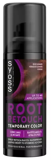 Syoss Root Retouch Retoca Raices Spray #Rojo Cashmere 120 ml