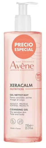 Av&egrave;ne Xeracalm Nutrition Cleansing Gel 750 ml